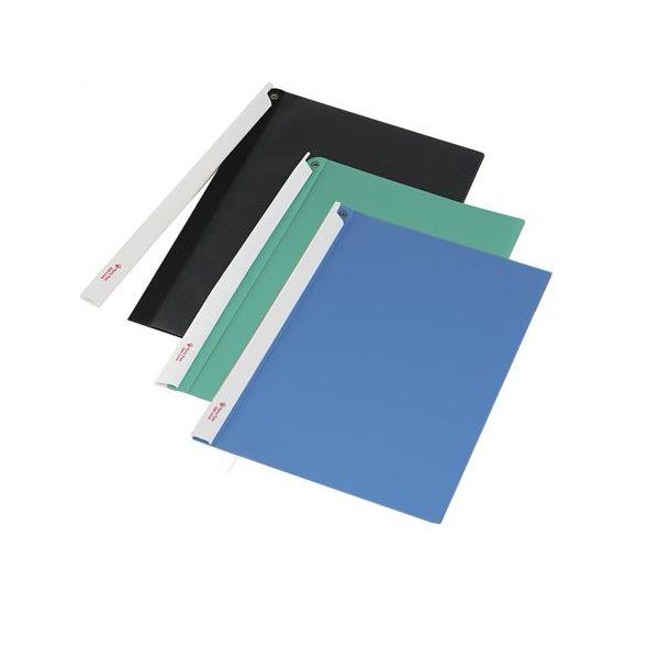 Rýchloviazač, s dlhým klipom, PP, A4, PANTA PLAST, modrý