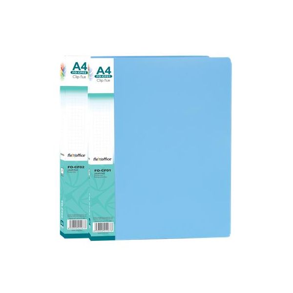 Doska s rýchlosvorkou, PP, A4, FLEXOFFICE "FO-CF02", modrá