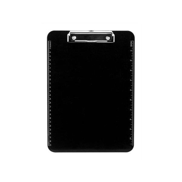 Podložka na písanie, tvrdý plast, A4, VICTORIA OFFICE, čierna