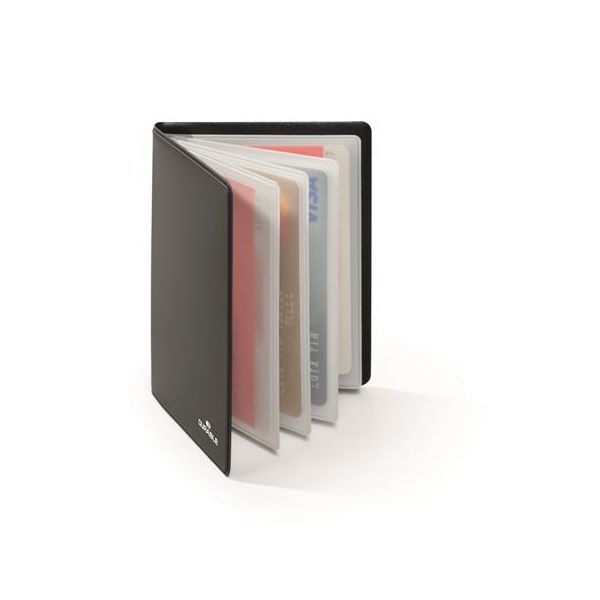 Ochranný obal, 8-kusový, na RFID karty, DURABLE, čierna