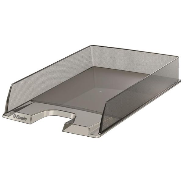 Odkladač, plastový, ESSELTE "Europost", dymový