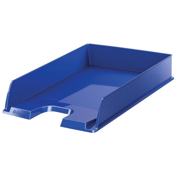 Odkladač, plastový, ESSELTE "Europost", modrý