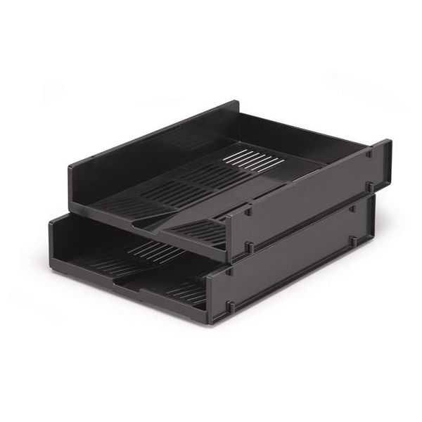 Odkladač, plastový, DURABLE "Optimo", čierna