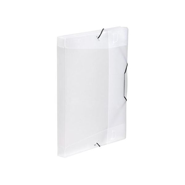 Doska s gumičkou, 30 mm, PP, A4, VIQUEL "Coolbox", priehľadná