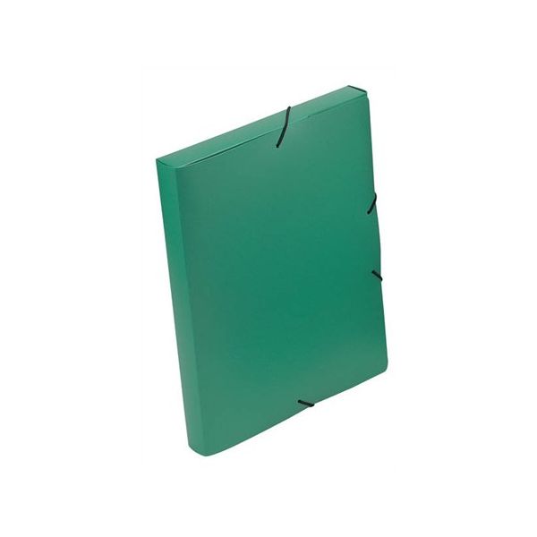 Doska s gumičkou, 30 mm, PP, A4, VIQUEL "Essentiel", zelená