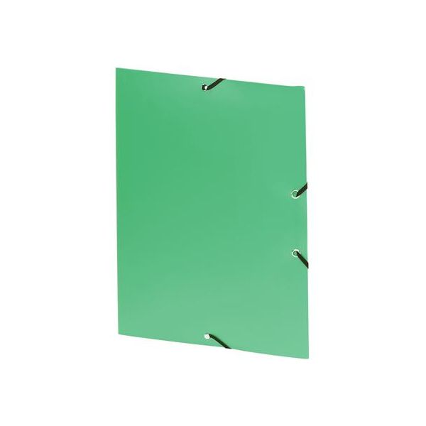 Doska s gumičkou, 15 mm, PP, A4, VIQUEL "Essentiel", zelená