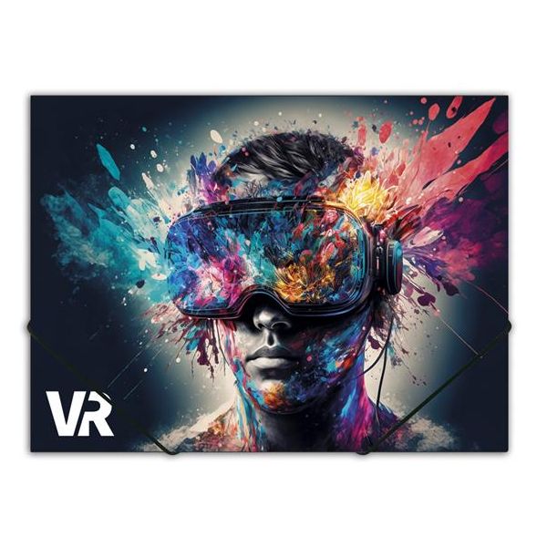 Doska s gumičkou, 15 mm, PP, A4, PANTA PLAST "VR"