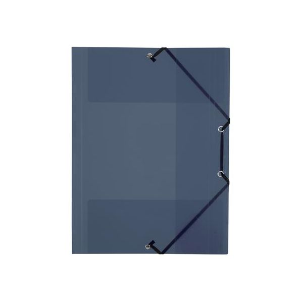 Doska s gumičkou, 15 mm, PP, A4, VIQUEL "Propyglass", dymová