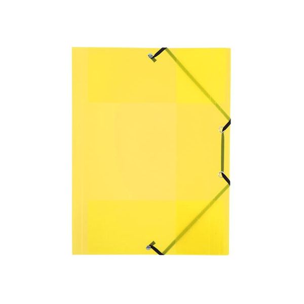 Doska s gumičkou, 15 mm, PP, A4, VIQUEL "Propyglass", žltá
