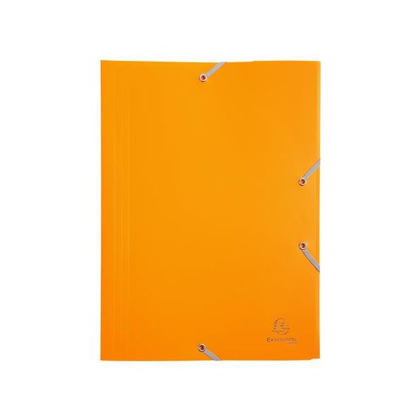 Doska s gumičkou, PP, A4, EXACOMPTA "Opaque", žltá