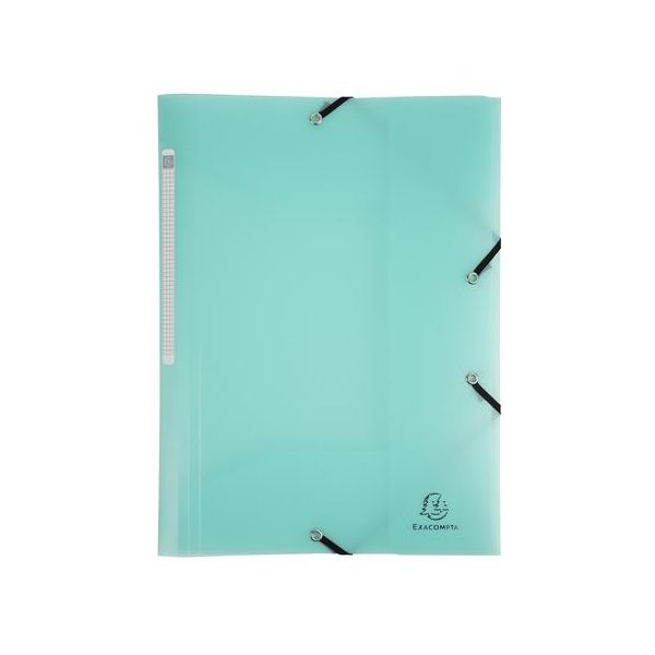 Doska s gumičkou, PP, A4, EXACOMPTA "Chromaline Pastel", zelená