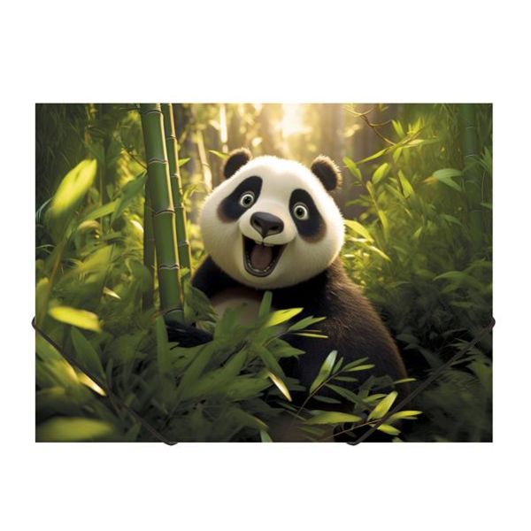 Doska s gumičkou, 15 mm, PP, A4, PANTA PLAST "Panda"