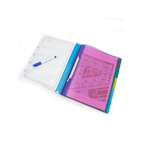 Rýchloviazač, 5 častí, PP, A4, RAPESCO