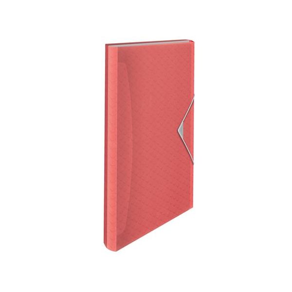 Harmoniková doska, A4, PP, 6 priehradiek, ESSELTE "Colour`Breeze", koralová