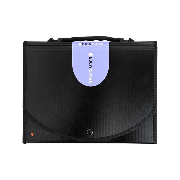 Harmoniková doska, A4, PP, 13 priehradiek, EXACOMPTA "Exactive®", čierna