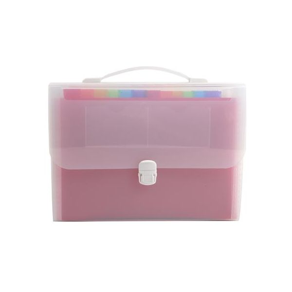 Harmoniková taška, 330x290 mm, PP, 24 priehradiek, EXACOMPTA