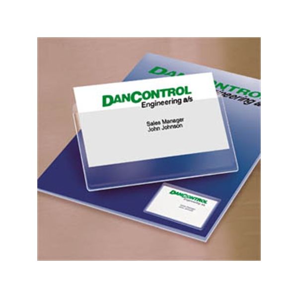 Vrecko na vizitky, samolepiace, otvor zhora, 95x60 mm, DJOIS