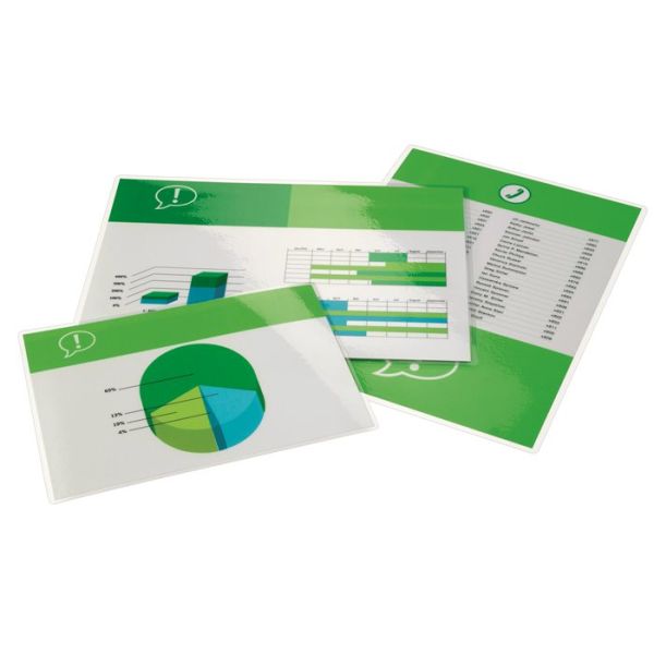 Laminovacia fólia za tepla, 100 mikr., A4, lesklá, GBC