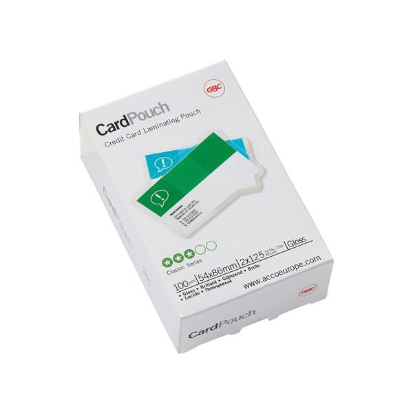 Laminovacia fólia, 125 mikr., 54x86 mm, GBC