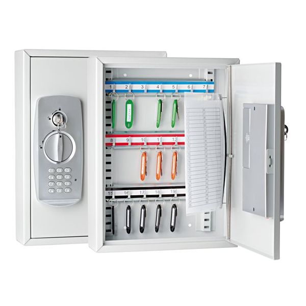 Skrinka na kľúče s elektronickou zámkou, 21 ks kapacita, WEDO