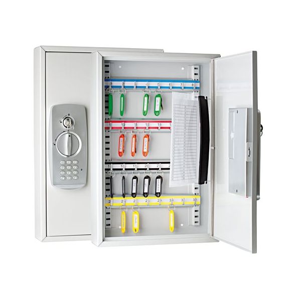 Skrinka na kľúče s elektronickou zámkou, 32 ks kapacita, WEDO