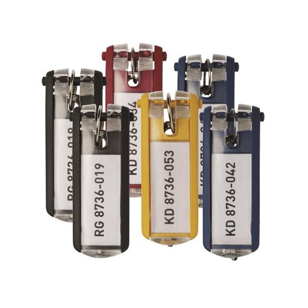 Kľúčenka, plastová, DURABLE "KEY CLIP", rôzne farby