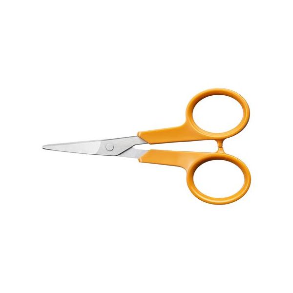 Nožnice na látky, 10 cm, ohnuté, FISKARS "Classic", oranžové