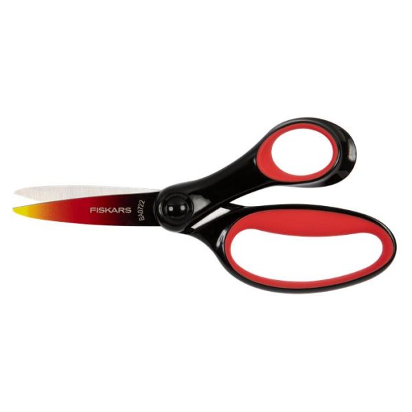 Nožnice, školské 15 cm, FISKARS, ombre červené