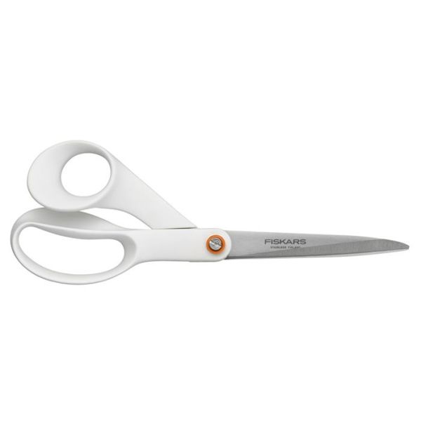 Nožnice, univerzálne, 21 cm, FISKARS "Functional Form", biele