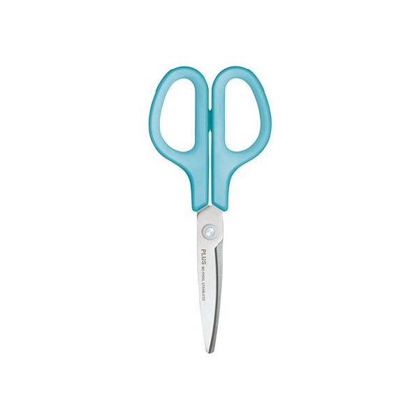 Nožnice, univerzálne, pre ľavákov, 17,5 cm, PLUS "Fitcut Curve", svetlomodré