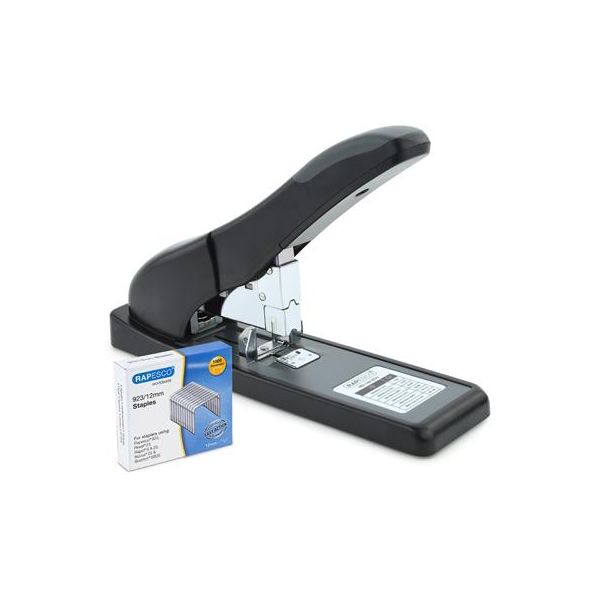 Zošívačka, veľkokapacitná, 923/6-17, 140 listov, RAPESCO "ECO HD-140", čierna