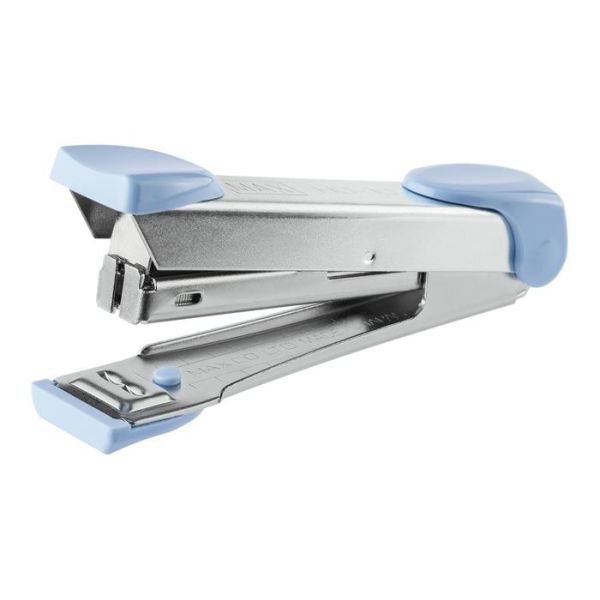Zošívačka, ručná, No.10, 16 listov, MAX "HD-10", pastelová modrá