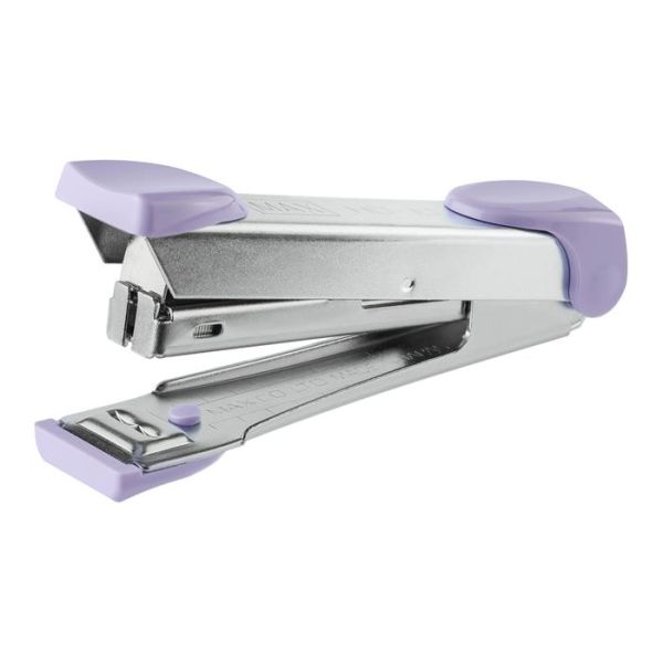 Zošívačka, ručná, No.10, 16 listov, MAX "HD-10", pastelová fialová