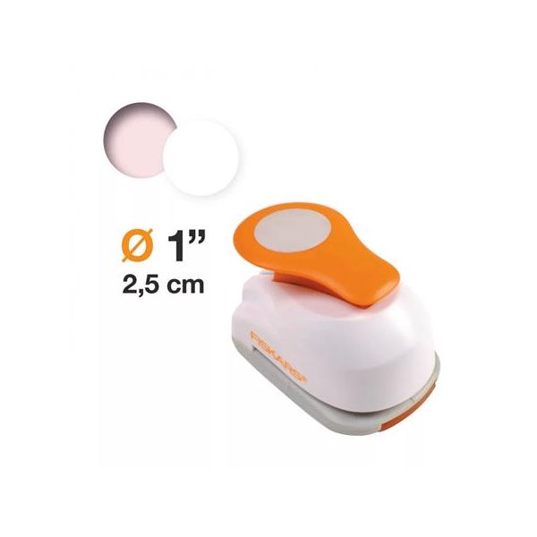 Ozdobná dierovačka, 25 mm, kruh, FISKARS