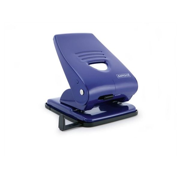 Dierovačka, 40 listov, kovová, RAPESCO "835", modrá
