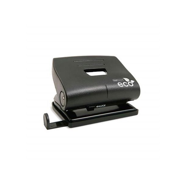 Dierovačka, 2-dierová, 22 listov, RAPESCO "ECO", čierna