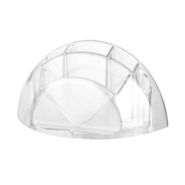 Stojan na písacie potreby a kancelárske bloky, ICO "Smart", priehladná