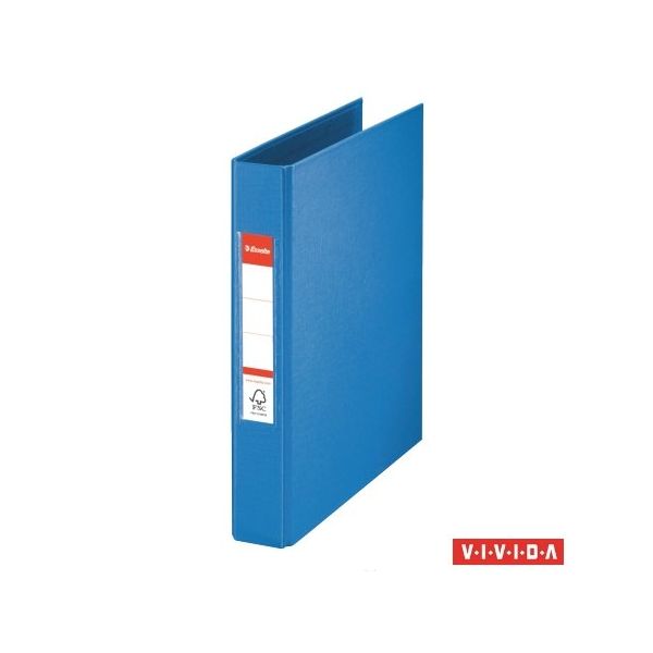 Krúžkový šanón, 2 krúžky, 42 mm, A5, PP, ESSELTE "Standard", Vivida modrý