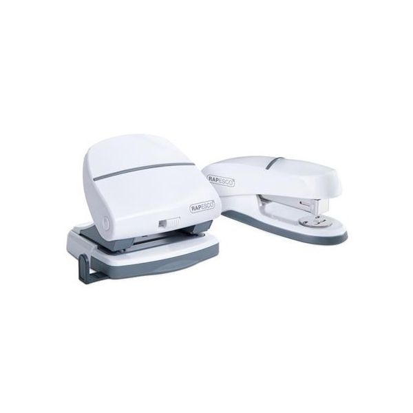 Zošívačka a dierovačka, sada, RAPESCO "P20" a "P30", biela
