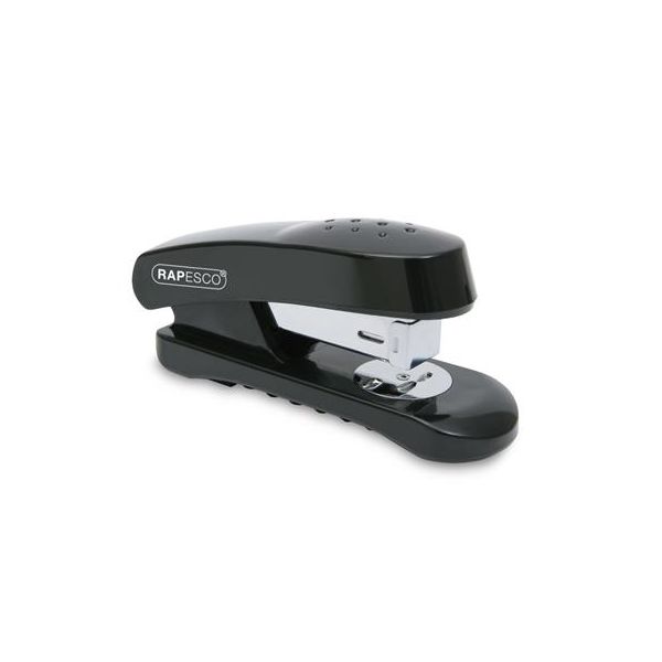 Zošívačka, 24/6, 26/6, 20 listov, RAPESCO "Snapper Half-Strip", čierna