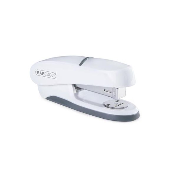 Zošívačka, 24/6, 26/6, 20 lap, plastová, RAPESCO "P20 Shimma Half-Strip", biela