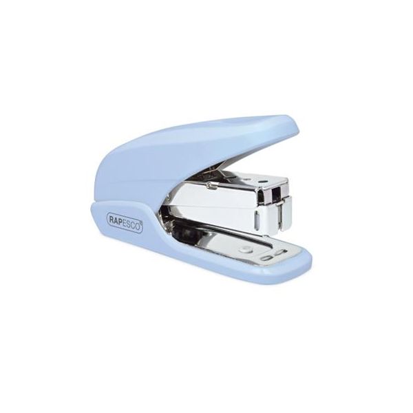 Zošívačka, 24/6, 26/6, 20 listov, uľahčené zošívanie, RAPESCO "X5-Mini Less Effort", svetlomodrá