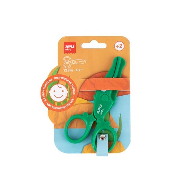 Nožnice, detské, 12 cm, APLI Kids, krokodíl