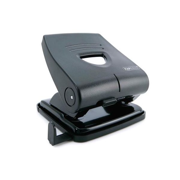 Dierovačka, 2-dierová, 30 listov, antibakteriálna, RAPESCO "827-P", čierna