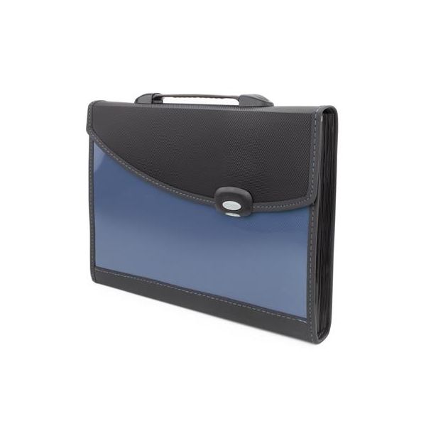 Harmonikovová doska, A4+, PP, 13 priehradiek, RAPESCO, modrá