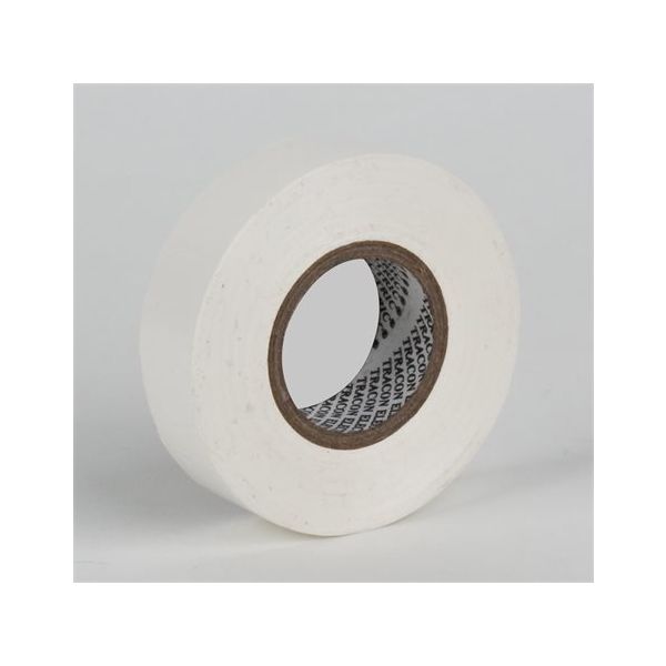 Izolačná páska, PVC, 20 m x 19 mm, biela