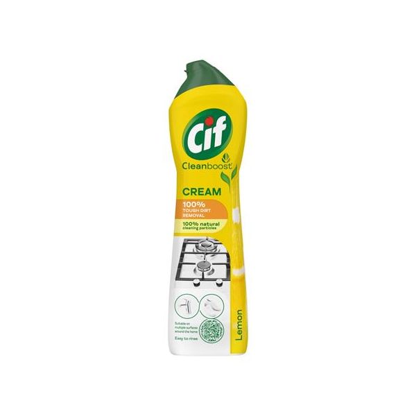 Tekutý prášok 720 g/500 ml,  CIF "Cream", citrón