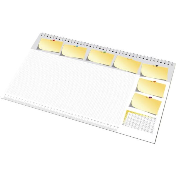 Podložka na stôl, 470x330 mm, PANTA PLAST, s poznámkovým blokom