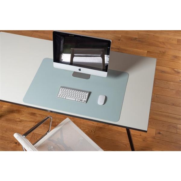 Podložka na stôl, PP, 90x60 cm, RS OFFICE, "Puro Sens Stijl Soft Aqua"