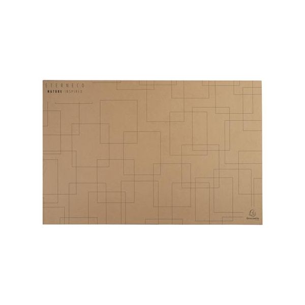 Podložka na stôl, kartón, 575x375 mm EXACOMPTA, "Eterneco®", hnedá